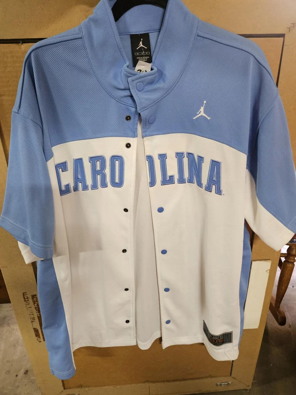 Jordan Carolina Two-Tone Jersey in Carolina Blue & White